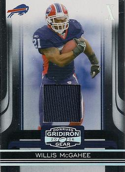 2006 Donruss Gridiron Gear - Jerseys X's #13 Willis McGahee Front