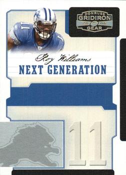 2006 Donruss Gridiron Gear - Next Generation HoloGold #NG-22 Roy Williams Front