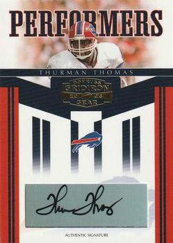 2006 Donruss Gridiron Gear - Performers Autographs #PR-6 Thurman Thomas Front