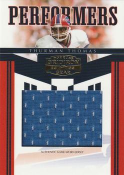 2006 Donruss Gridiron Gear - Performers Jerseys Jumbo Swatch #PR-6 Thurman Thomas Front