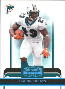 2006 Donruss Gridiron Gear - Platinum Holofoil #57 Ronnie Brown Front