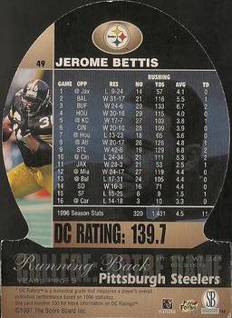 1997 Pro Line DC III #49 Jerome Bettis Back