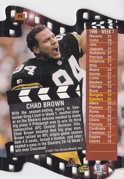 1997 Pro Line DC III #74 Chad Brown Back