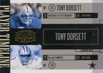 2006 Donruss Gridiron Gear - Player Timeline Gold #PT-15 Tony Dorsett Front