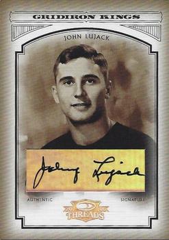 2006 Donruss Threads - College Gridiron Kings Autographs #CGK-15 John Lujack Front