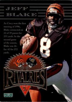 1997 Pro Line - Rivalries #RV 2 Jeff Blake/ Vinny Testaverde Front