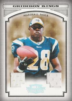 2006 Donruss Threads - Pro Gridiron Kings Materials #PGK-33 Marshall Faulk Front