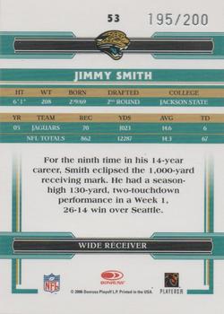 2006 Donruss Threads - Retail Blue #53 Jimmy Smith Back