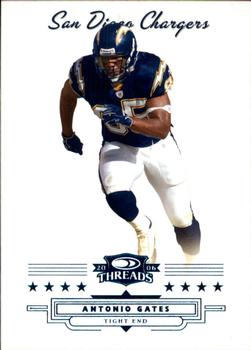 2006 Donruss Threads - Retail Blue #73 Antonio Gates Front