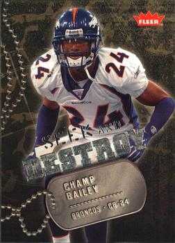 2006 Fleer - Seek and Destroy #SD-CB Champ Bailey Front