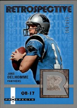 2006 Fleer Hot Prospects - Retrospective #RE-JD Jake Delhomme  Front