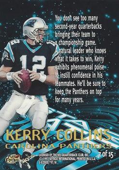 1997 SkyBox E-X2000 - Star Date 2000 #7 Kerry Collins Back