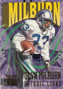 1997 SkyBox Impact #52 Glyn Milburn Front