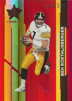 2006 Leaf Rookies & Stars Longevity - Ruby #82 Ben Roethlisberger Front