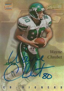 1997 Stadium Club - Co-Signers #CO78 Wayne Chrebet / Thomas Lewis Front