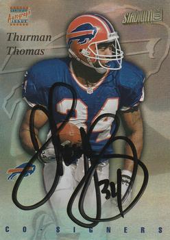 1997 Stadium Club - Co-Signers #CO103 Thurman Thomas / Eddie George Front