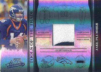 2006 Playoff Absolute Memorabilia - Tools of the Trade Material Black Spectrum #TOT-69 Jake Plummer Front