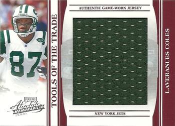 2006 Playoff Absolute Memorabilia - Tools of the Trade Material Red Oversize #TOT-91 Laveranues Coles Front