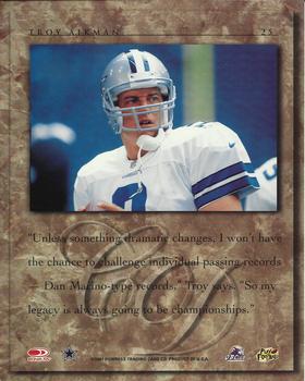 1997 Studio #25 Troy Aikman Back