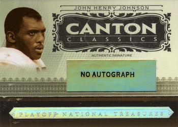 2006 Playoff National Treasures - Canton Classics Signature #CC-JJ John Henry Johnson Front