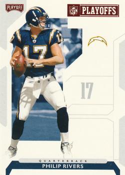 2006 Playoff NFL Playoffs - Red #46 Philip Rivers Front