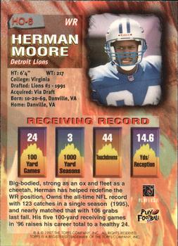 1997 Topps - High Octane #HO-6 Herman Moore Back