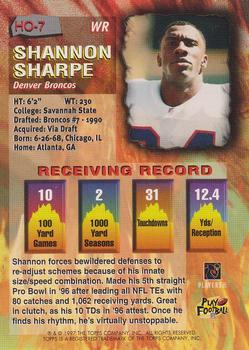 1997 Topps - High Octane #HO-7 Shannon Sharpe Back