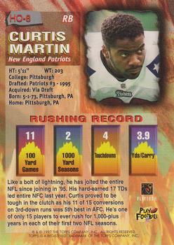 1997 Topps - High Octane #HO-8 Curtis Martin Back
