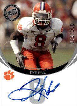 2006 Press Pass - Autographs Silver #NNO Tye Hill Front