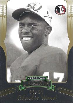 2006 Press Pass Legends - Gold #G60 Charlie Ward Front