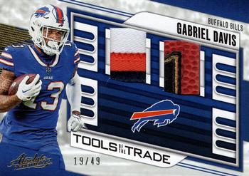 2023 Panini Absolute - Tools of the Trade Double Prime #TOTT-GD Gabriel Davis Front