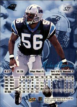 1997 Ultra #327 Micheal Barrow Back