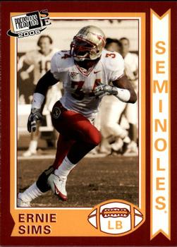 2006 Press Pass SE - Old School #OS5 Ernie Sims Front