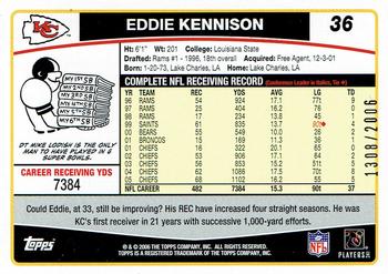 2006 Topps - Gold #36 Eddie Kennison Back