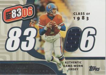 2006 Topps - NFL 8306 Relics #8306R-JE John Elway Front