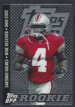 2006 Topps Draft Picks & Prospects - Chrome Black #130 Santonio Holmes Front