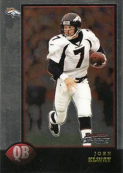 1998 Bowman Chrome #100 John Elway Front