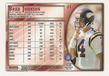 1998 Bowman Chrome #44 Brad Johnson Back