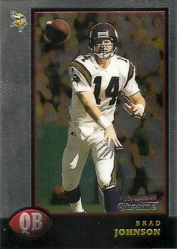 1998 Bowman Chrome #44 Brad Johnson Front