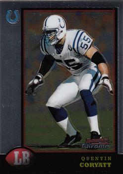 1998 Bowman Chrome #166 Quentin Coryatt Front