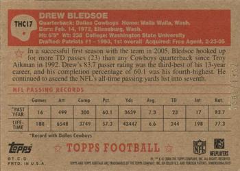 2006 Topps Heritage - Chrome #THC17 Drew Bledsoe Back