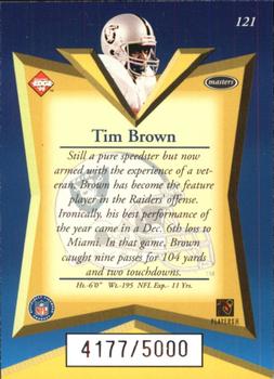 1998 Collector's Edge Masters #121 Tim Brown Back