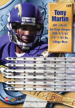 1998 Collector's Edge Supreme Season Review #149 Tony Martin Back