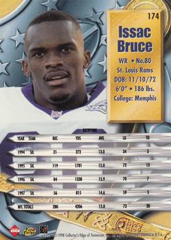 1998 Collector's Edge Supreme Season Review #174 Isaac Bruce Back