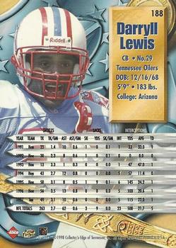 1998 Collector's Edge Supreme Season Review #188 Darryll Lewis Back
