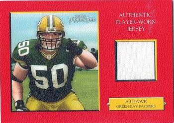 2006 Topps Turkey Red - Relics Red #TRR-AH A.J. Hawk Front