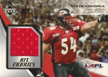 2006 Upper Deck AFL - AFL Fabrics #FA-SK Steve Konopka Front