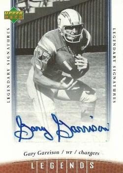 2006 Upper Deck Legends - Legendary Signatures #93 Gary Garrison Front