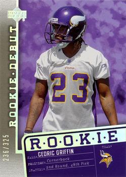 2006 Upper Deck Rookie Debut - Holofoil #154 Cedric Griffin Front