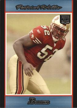 2007 Bowman - Blue #187 Patrick Willis Front